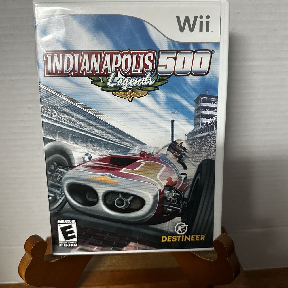 Indianapolis 500 Legends Nintendo Wii‎ 2007 Complete with Manual Tested